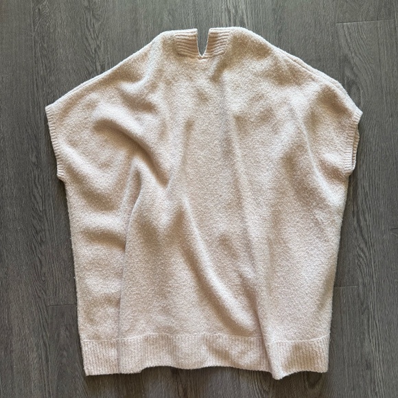 GAP Light Pink Oversized Sleeveless Cardigan - Picture 2 of 4